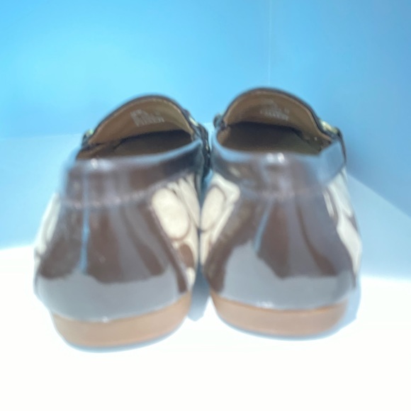 Coach “Felisha” canvas and patent leather loafers (6.5) - Picture 3 of 4